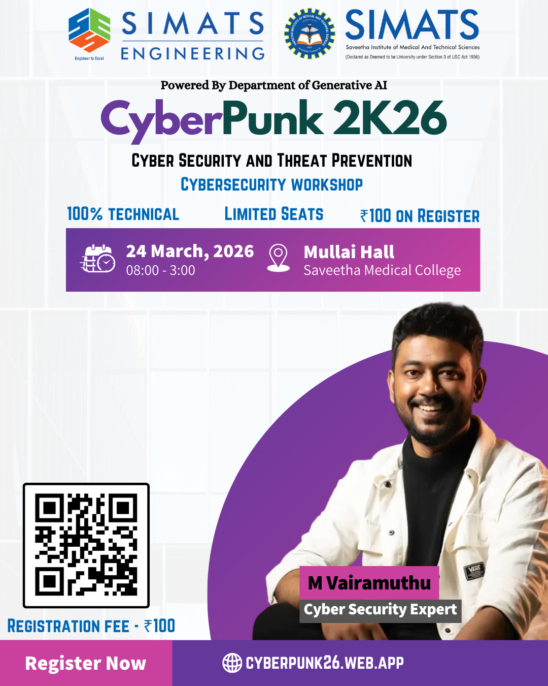 CyberPunk2K26 Workshop Poster 